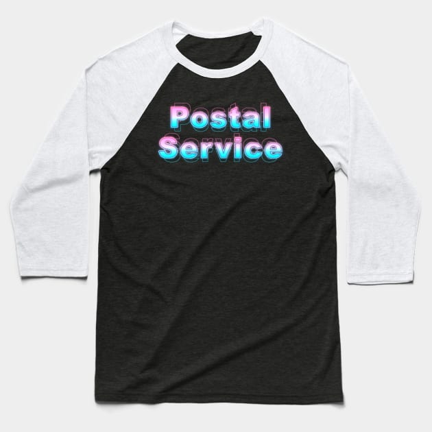 Postal Service Baseball T-Shirt by Sanzida Design